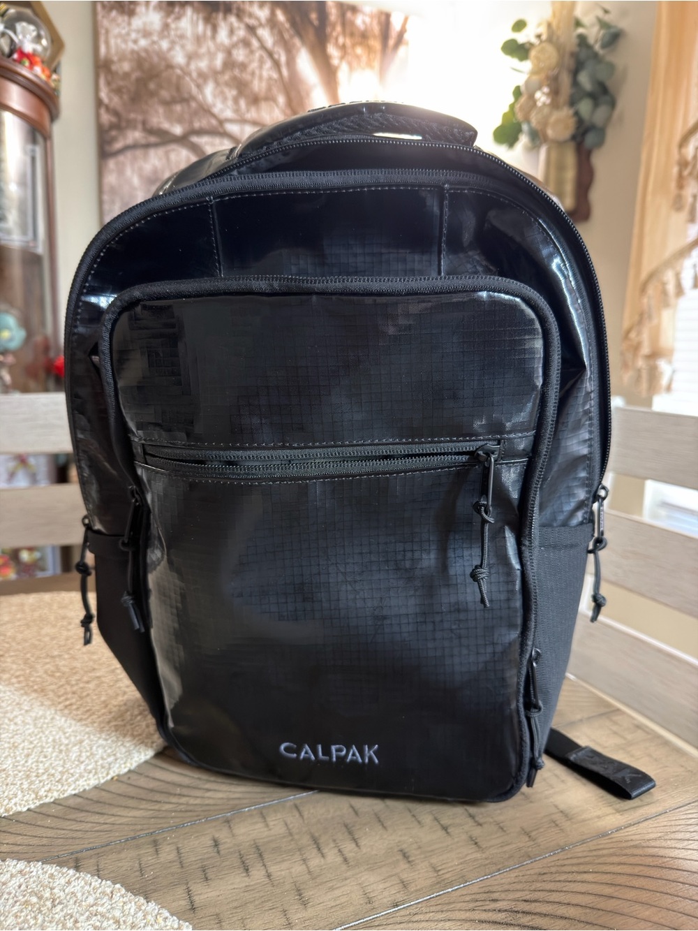 Calpak Black Backpack - Sleek Everyday Pack